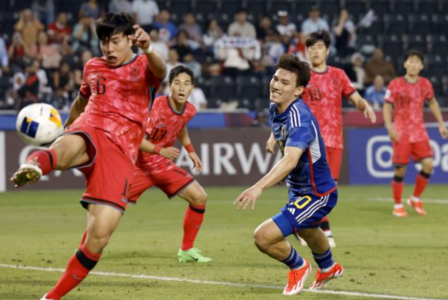 한국  vs 일본 축구