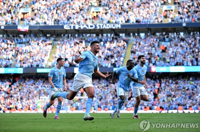 맨체스터 시티, EPL 사상 첫 4연패 달성하며 역사 썼다